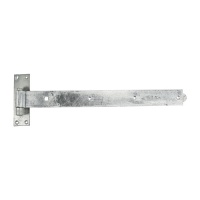 Straight Band & Hook On Plate Hinges - Hot Dipped Galvanised - Pair